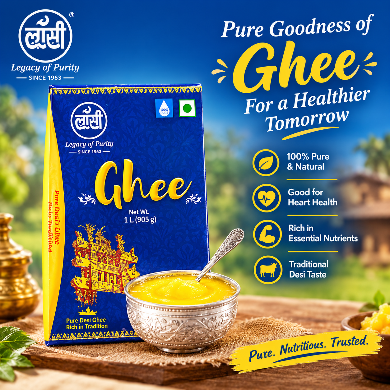 Pure Desi Ghee – The Taste of Purity & Tradition