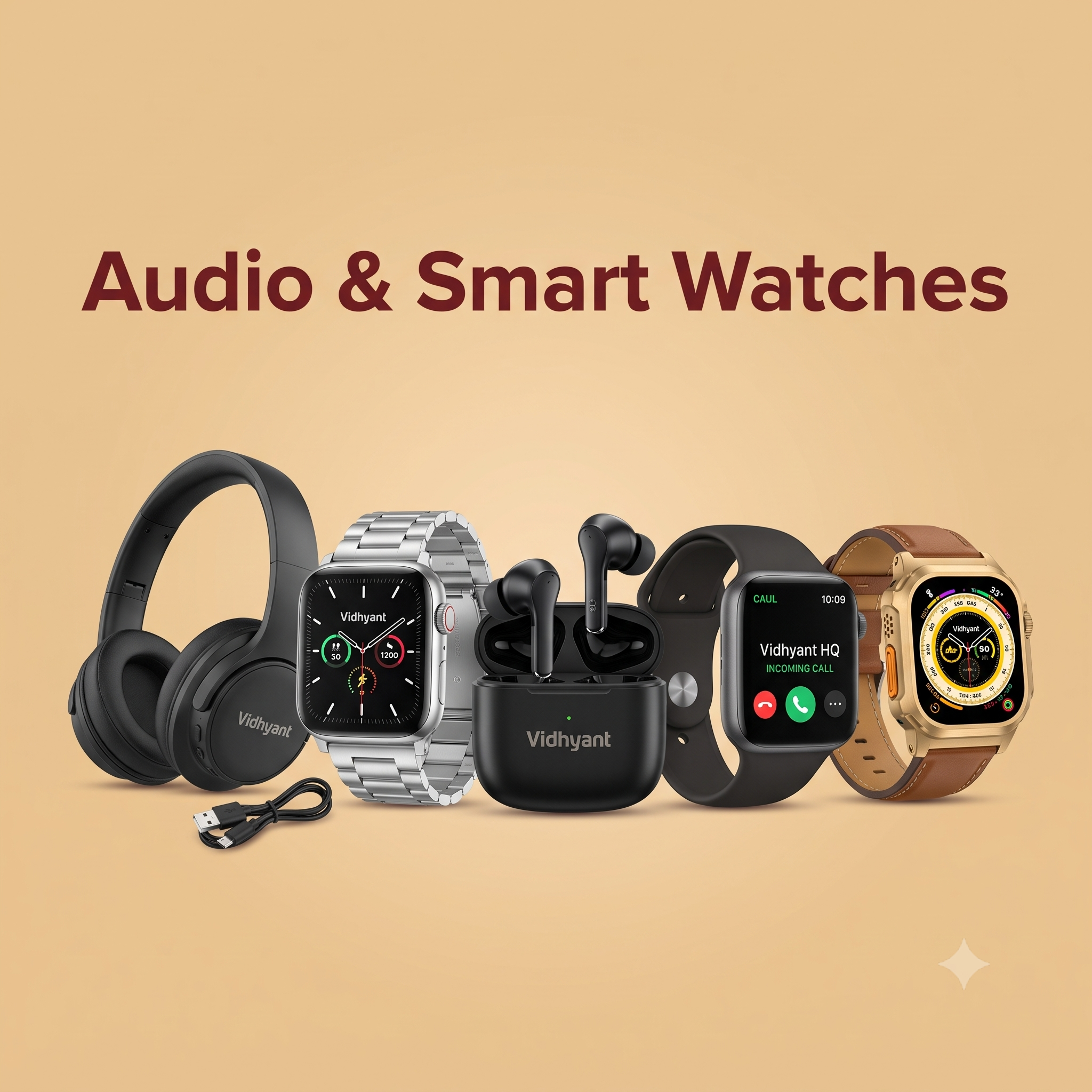 Vidhyant audio and smart watches